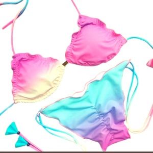 NWOT ombré rainbow bikini - GIVE ME A OFFER!💕